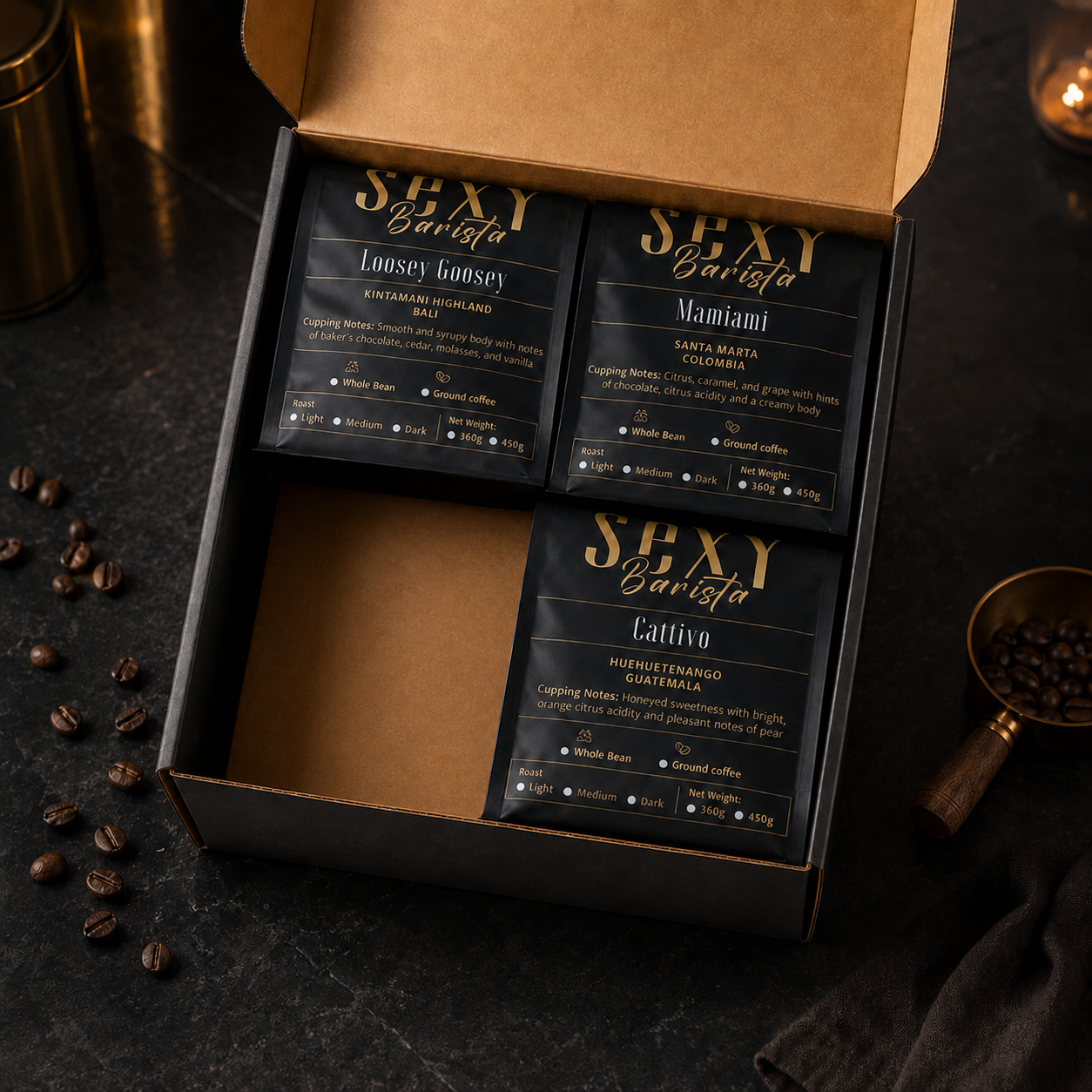 The Sexy Barista Coffee Discovery Trio